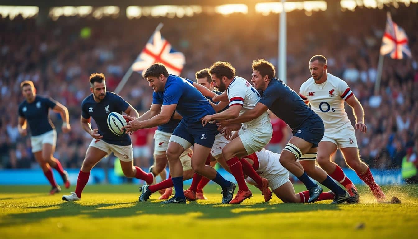 suivez le duel intense entre équipes françaises et britanniques en demi-finale de la challenge cup pour une compétition pleine de suspense et de passion.