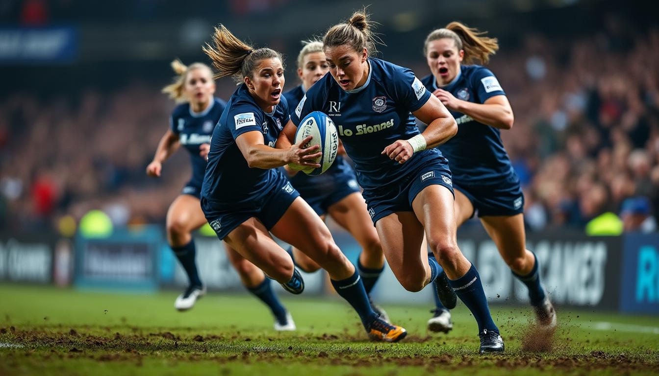 Fédérale féminine 2 : Les Lionnes du RC Auch dominent la scène du rugby amateur avec puissance !