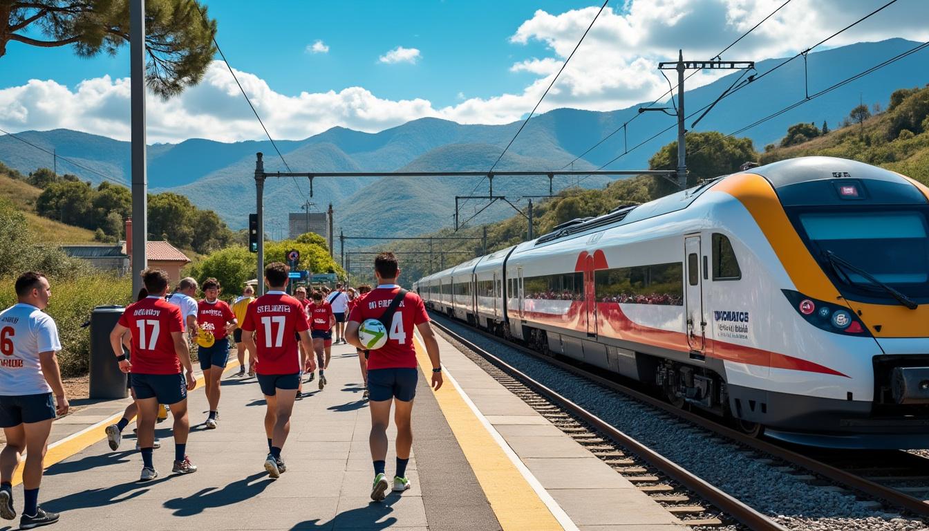 en occitanie, les clubs de rugby peuvent désormais voyager à petit prix grâce à des billets de train à seulement 1 euro, facilitant leurs déplacements et soutenant le sport local.