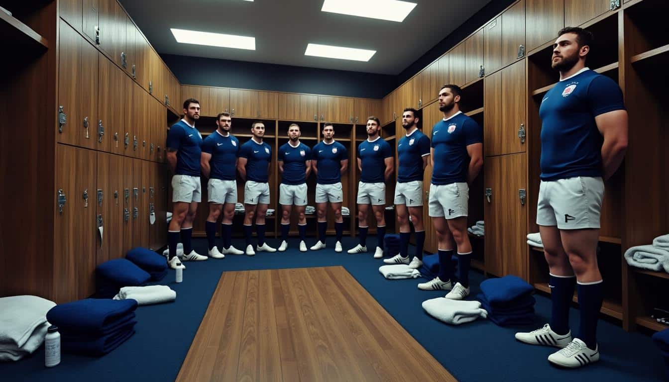 découvrez les secrets du vestiaire du xv de france, avec des anecdotes exclusives et des moments intimes des joueurs avant les matchs.