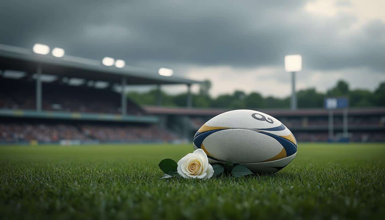 l’ag thèze rend hommage à arnaud laloo, une figure marquante du rugby béarnais, dans un moment de profonde émotion pour la communauté sportive.