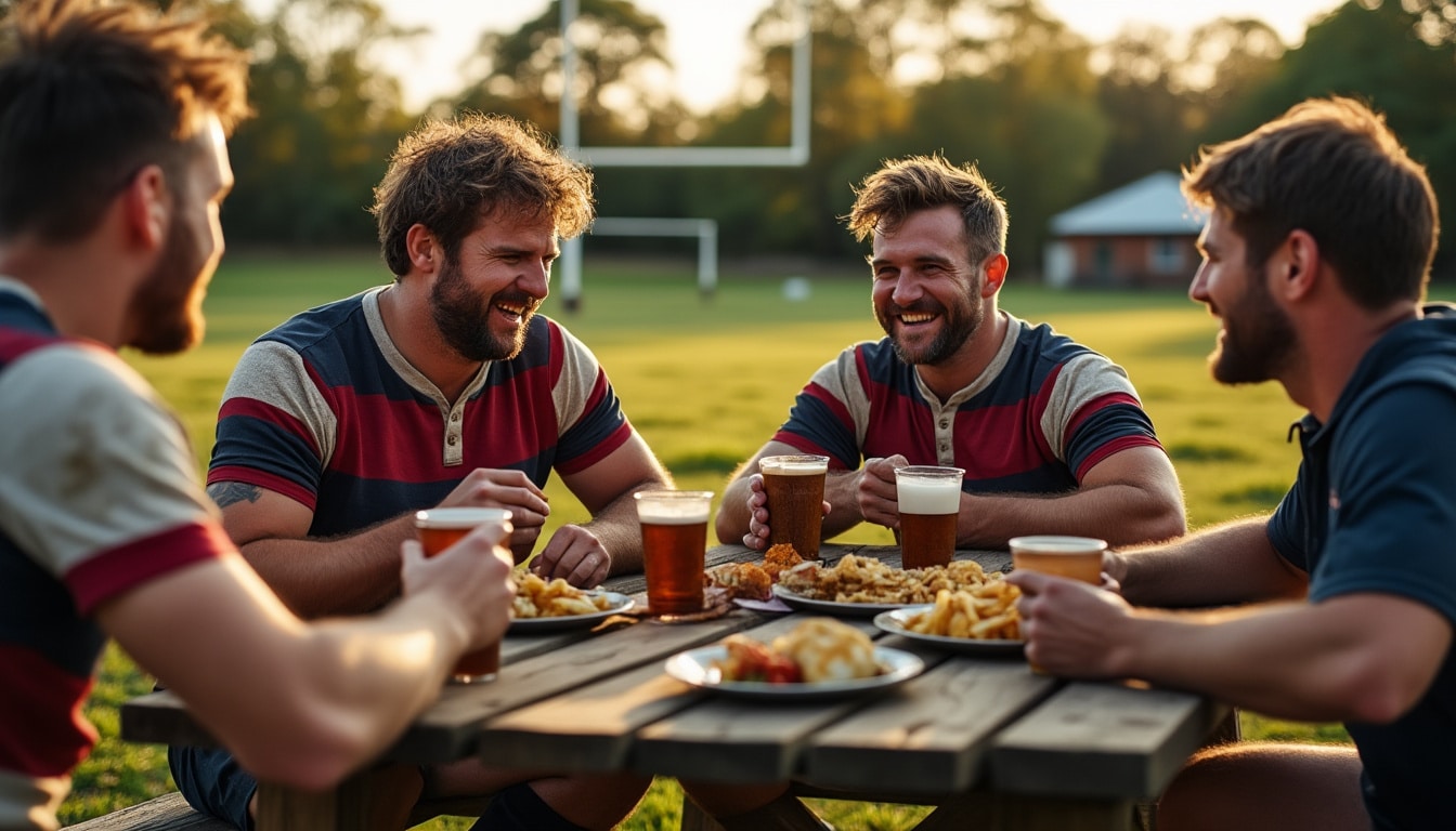 découvrez comment le rugby amateur transforme la troisième mi-temps en un véritable rite de convivialité, renforçant les liens entre joueurs et supporters.