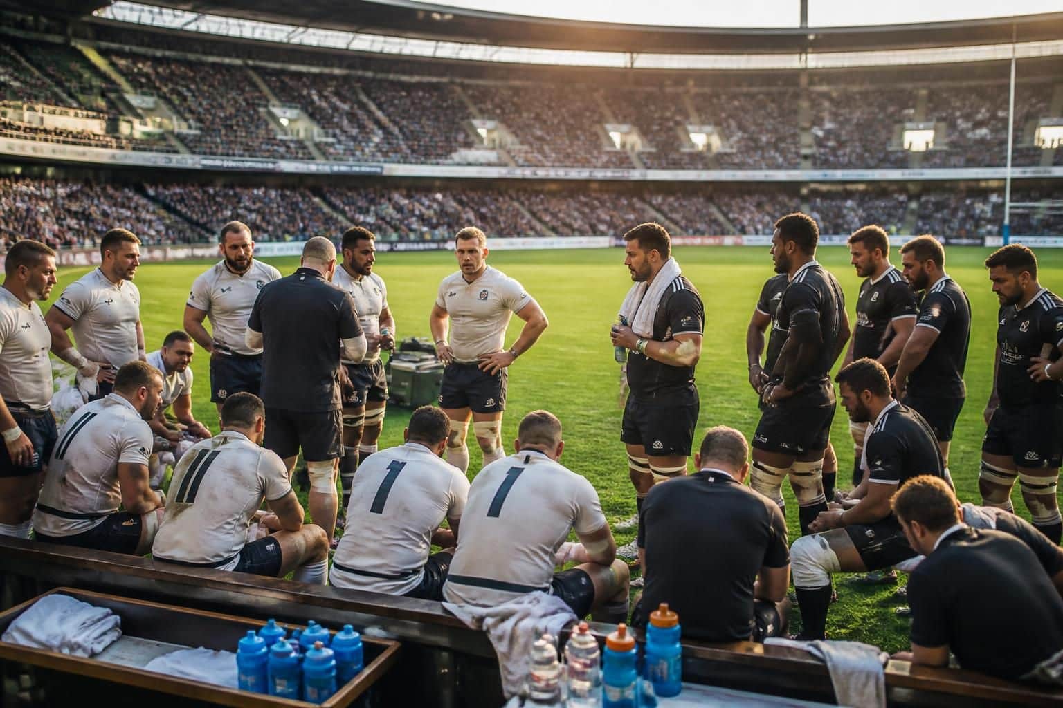 découvrez la durée officielle de la mi-temps dans un match de rugby et son importance pour la récupération des joueurs.