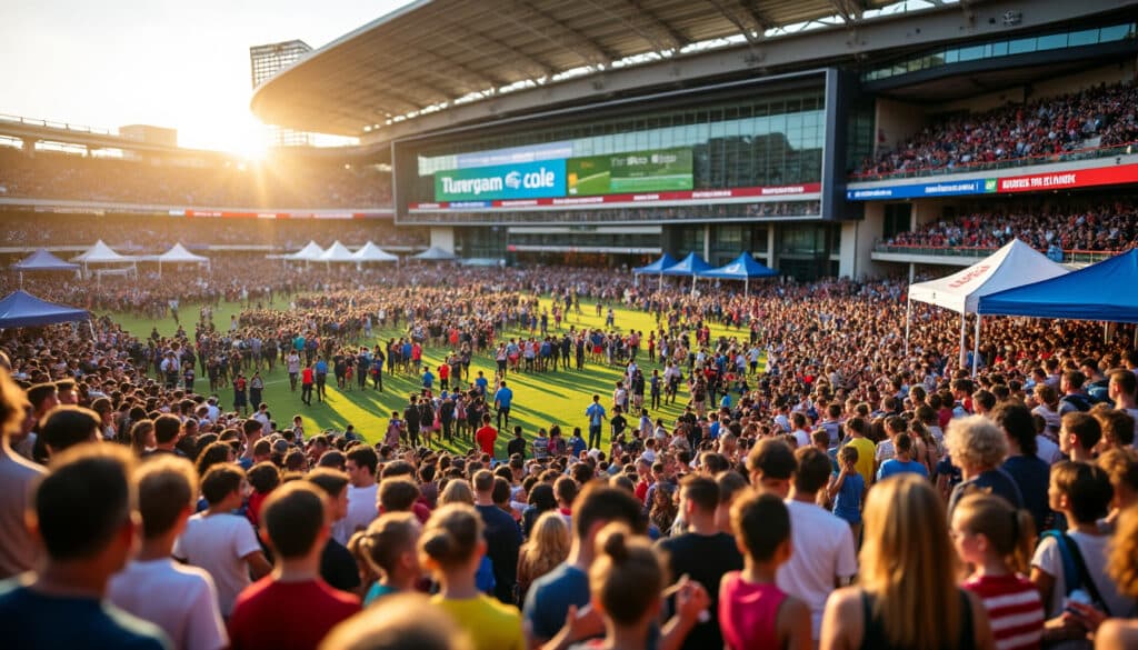 la challenge cup organise des événements communautaires avant les matchs pour rassembler les fans et partager la passion du rugby dans une atmosphère conviviale.