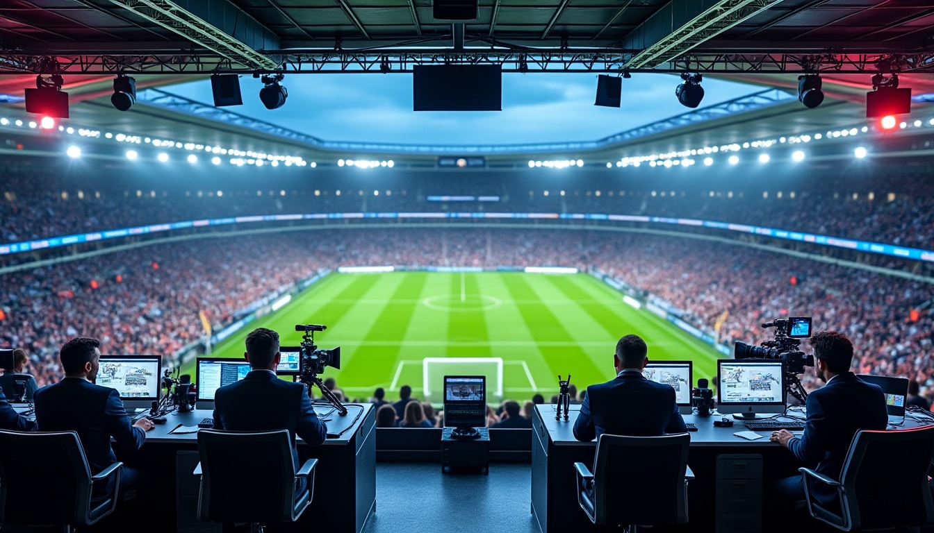 la champions cup impose une connexion internet fibre haut débit aux journalistes en tribune presse pour garantir la couverture optimale de l'événement.
