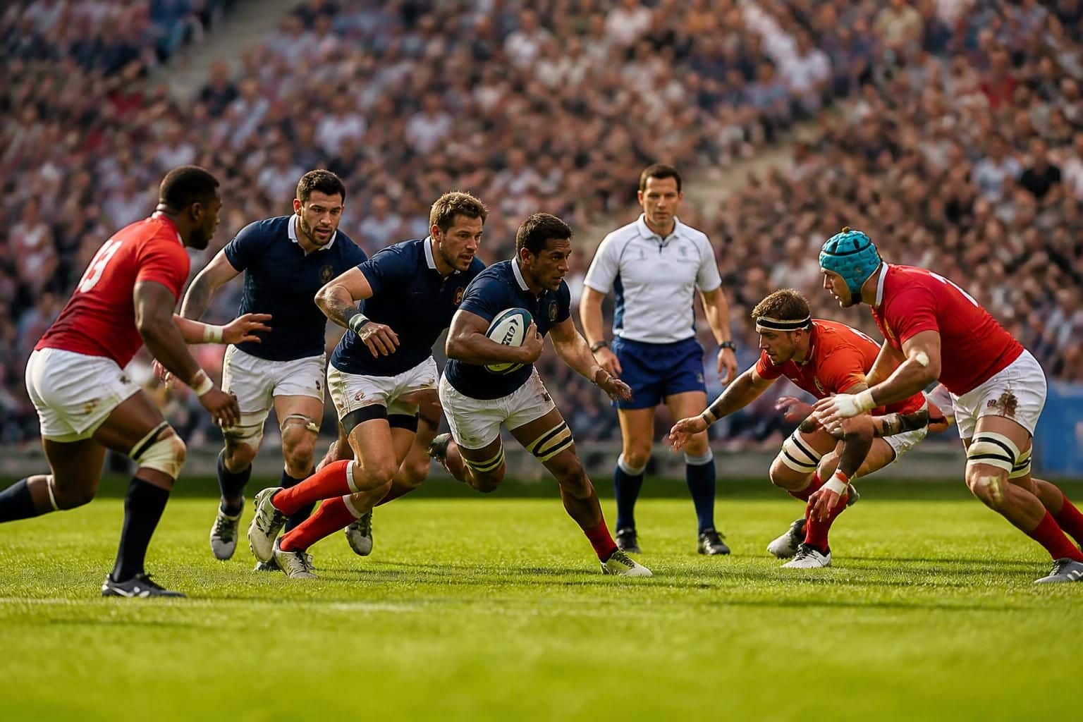 découvrez la durée effective d'un match de rugby international, les règles et les temps de jeu clés qui rythment cette discipline passionnante.