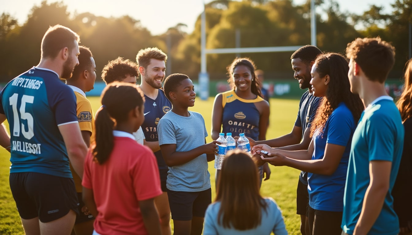 découvrez les chiffres clés de l'action sociale dans le rugby et son impact sur les communautés.